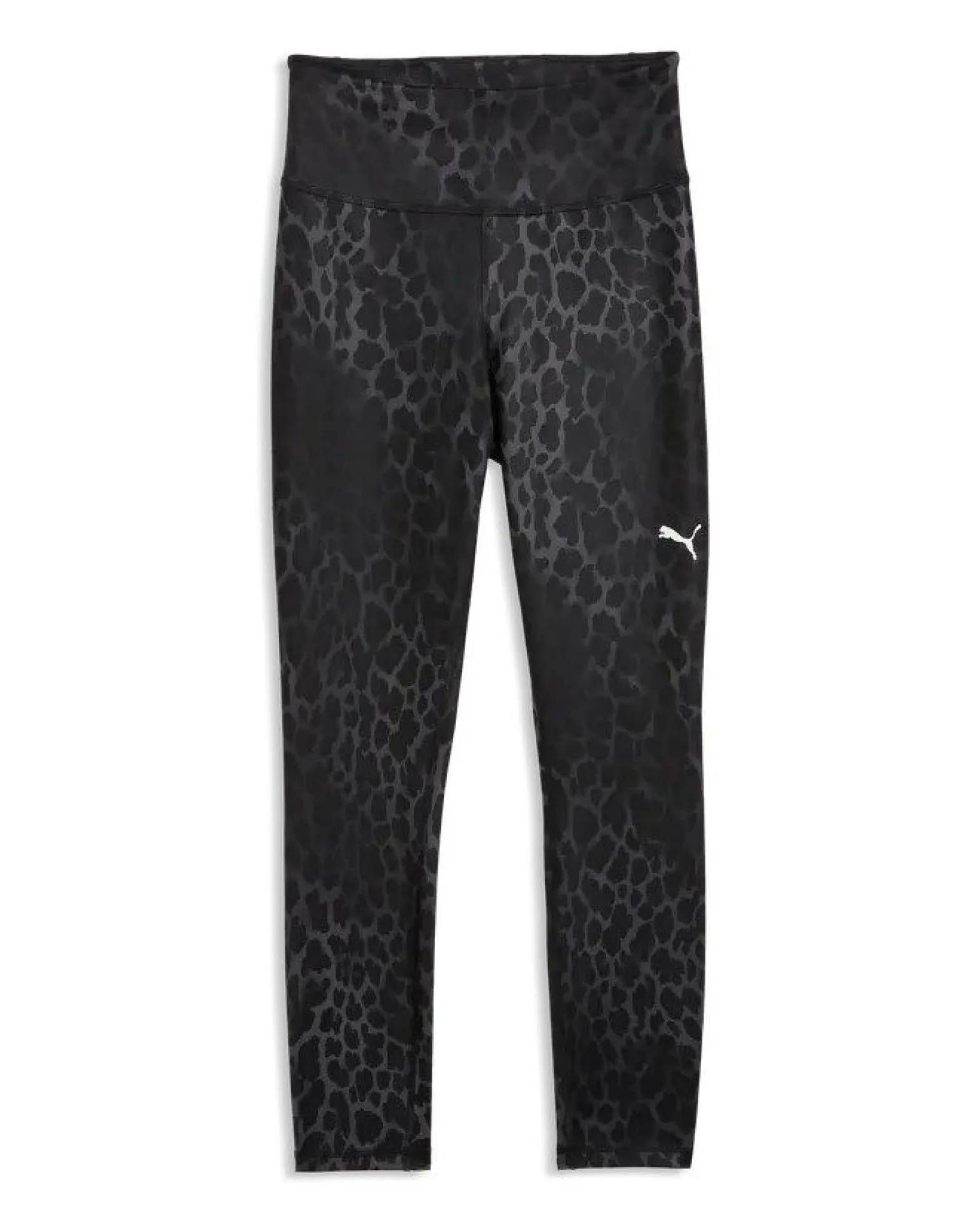 PUMA - LEGGINGS MACULATO NERO E GRIGIO SPOTTED HAZE DA DONNA, 528515-01