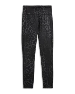 PUMA - LEGGINGS MACULATO NERO E GRIGIO SPOTTED HAZE DA DONNA, 528515-01
