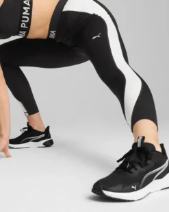 PUMA - LEGGINGS NERI E BIANCHI STRONG TIGHT-HW 7/8 DA DONNA, 526679-01