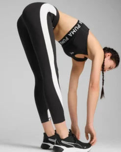 PUMA - LEGGINGS NERI E BIANCHI STRONG TIGHT-HW 7/8 DA DONNA, 526679-01