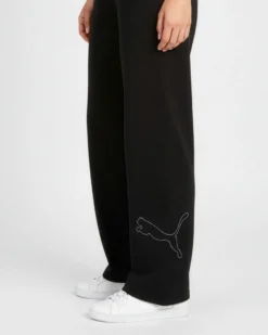PUMA - LEGGINGS NERO BEDAZZLED COMFORT HIGH  DA DONNA,  636903-01