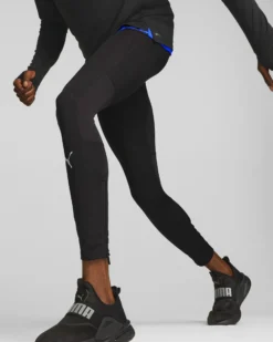 PUMA - LEGGINGS RUN FAVORITE LONG TIGHT NERO DA UOMO - 523161-01