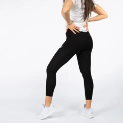 PUMA - Leggins neri aderenti con logo bianco