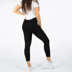 PUMA - Leggins neri aderenti con logo bianco