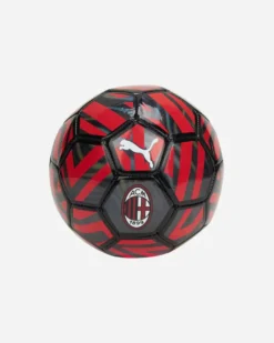 PUMA - Mini pallone nero e rosso Milan