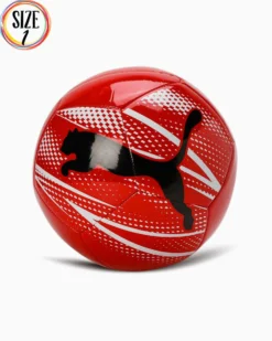PUMA - PALLONE ATTACANTO GRAPHIC MINI ROSSO CON LOGO NERO - 084205-11