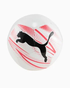 PUMA - PALLONE DA CALCIO BIANCO E ROSSO CON LOGO NERO - ATTACANTO MISURA 5, 08407301