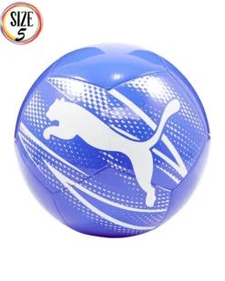 PUMA - PALLONE DA CALCIO ROYAL E BIANCO CON LOGO BIANCO - ATTACANTO MISURA 5, 084073-13