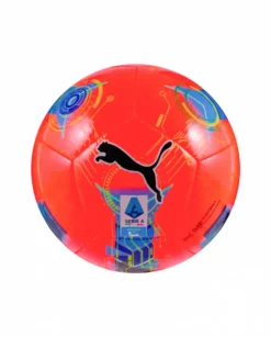 PUMA - PALLONE ORBITA SERIE A  ARANCIONE FLUO -MULTICOLOR MISURA 5, 084640-02