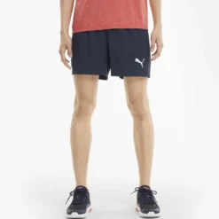 PUMA - PANTALONCINO DA UOMO ACTIVE WOVEN BLU - 586728-06