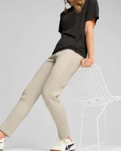 PUMA - PANTALONE BEIGE EVOSTRIPE PANTS OP DA DONNA - 681672-68