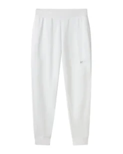 PUMA - PANTALONE BIANCO ESSENTIAL +TEXTURED FOIL LOGO DA DONNA,  688996-02