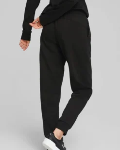 PUMA - PANTALONE ESS+METALLIC NERO E ORO - 849959-01