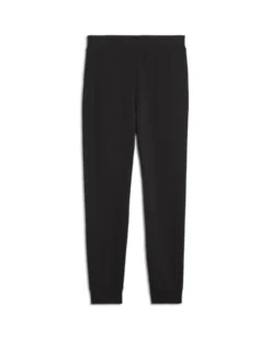 PUMA - PANTALONE ESS METALLIC SWEAT TR NERO CON LOGO SILVER - 684999-01