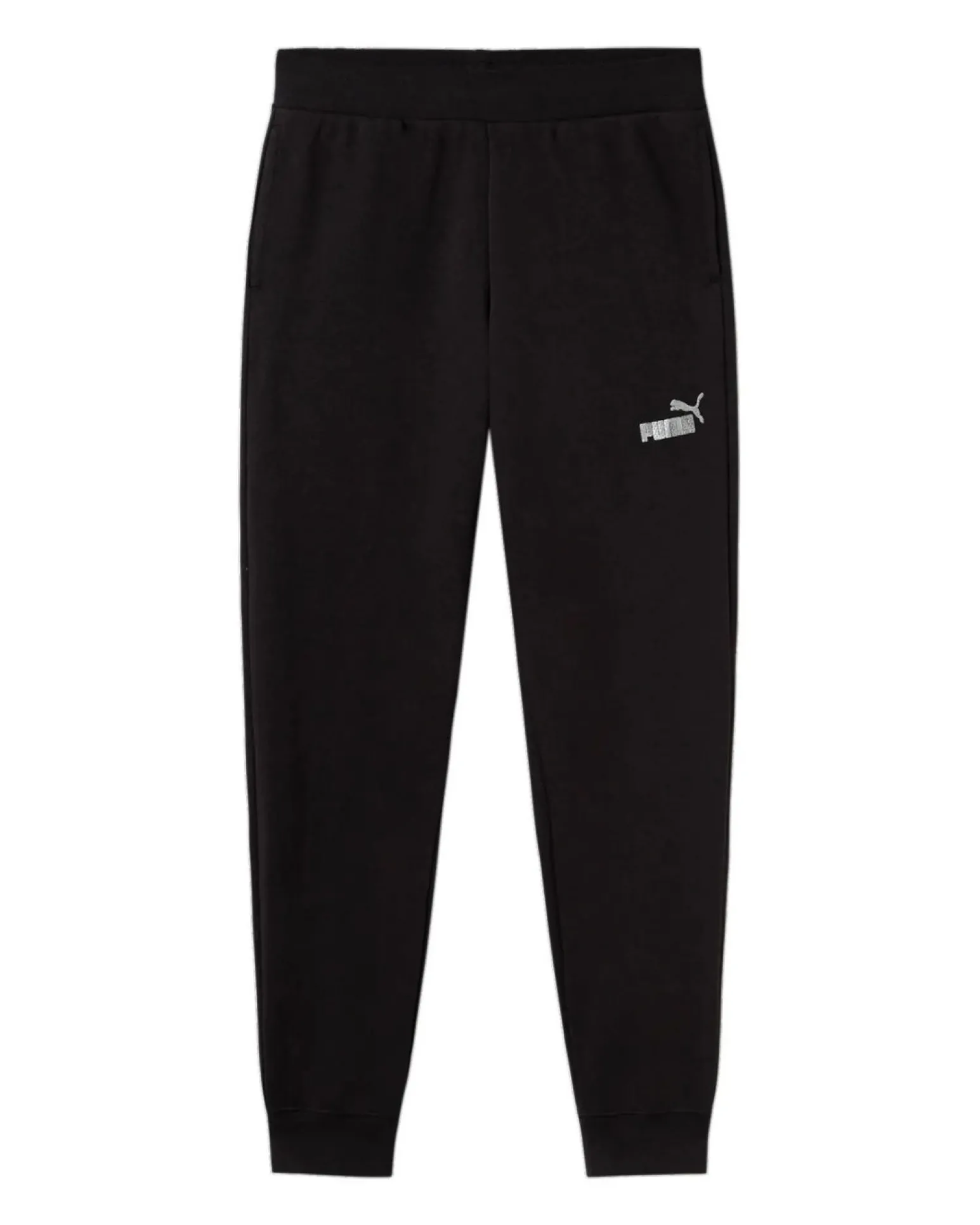 PUMA - PANTALONE ESS+TEXTURED FOIL LOGO JUNIOR NERO - 689055-01