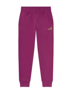 PUMA - PANTALONE FUXIA DA DONNA CON LOGO GLITTER 685168-45