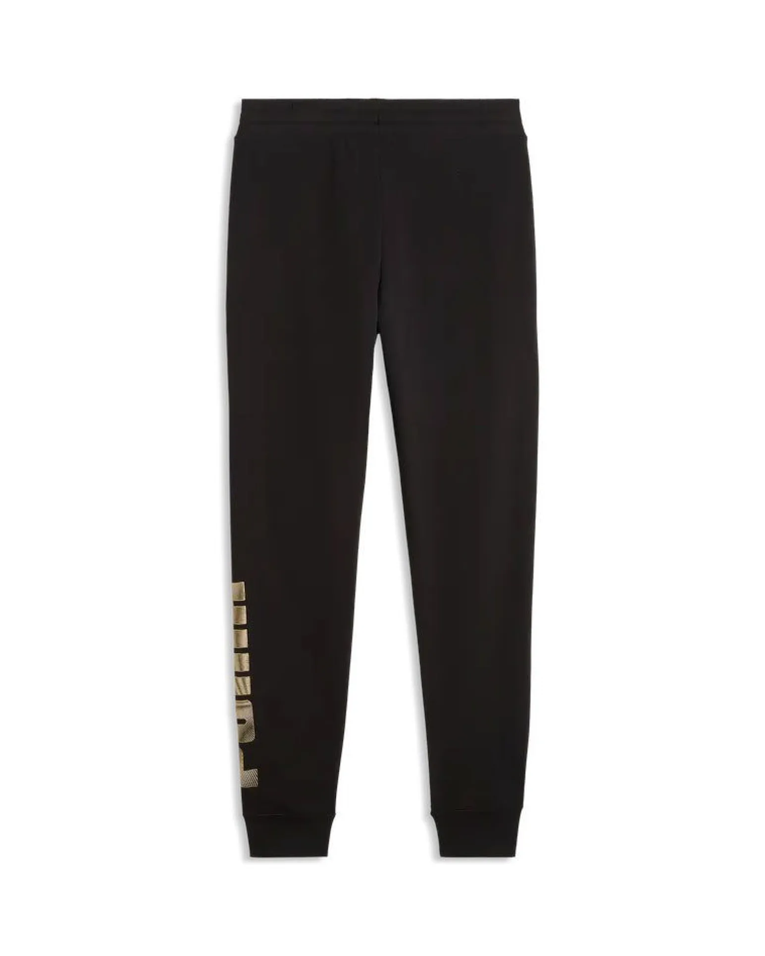 PUMA - PANTALONE NERO ESSENTIAL LOGO LAB METALLIC DA DONNA , 691831-01
