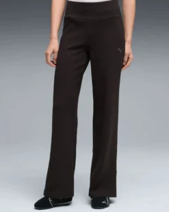 PUMA - PANTALONE NERO ESSENTIAL +TEXTURED FOIL HIGH WAIST  DA DONNA ,  691815-01