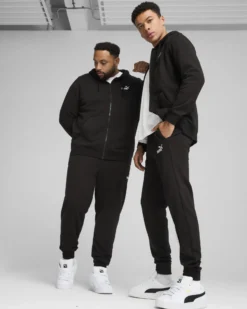 PUMA - PANTALONE NERO  ESSENTIAL NO. 1 LOGO SLIM DA UOMO, 682644-01