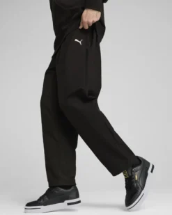 PUMA - PANTALONE NERO  WARDROBE ESSENTIAL RELAXED STRAIGHT DA UOMO, 682644-17