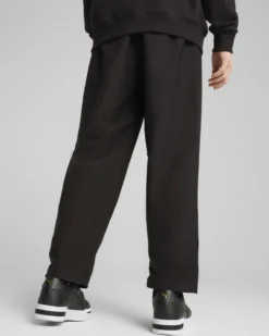 PUMA - PANTALONE NERO  WARDROBE ESSENTIAL RELAXED STRAIGHT DA UOMO, 682644-17