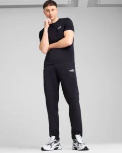 PUMA - PANTALONE TUTA BLU ESSENTIAL N.1 LOGO SWEAT DA UOMO, 682612-16
