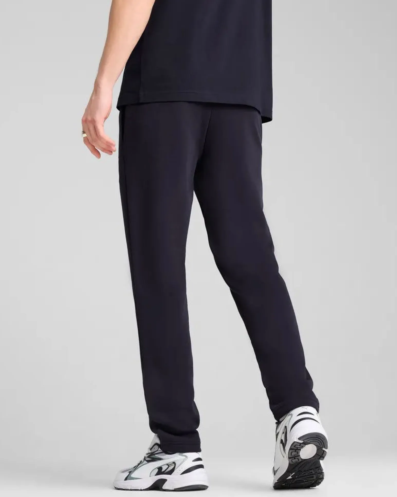 PUMA - PANTALONE TUTA BLU ESSENTIAL N.1 LOGO SWEAT DA UOMO, 682612-16