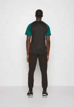 PUMA - Pantalone tuta da uomo nero con elastico in vita