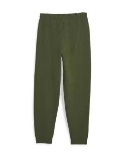 PUMA - Pantalone tuta da uomo verde scuro con logo nero