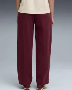 PUMA - PANTALONE TUTA DRITTI BORDEAUX ESSENTIAL NATURE 2.0 COMFORT  DA DONNA, 688081-96