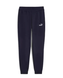 PUMA - PANTALONE TUTA ESSENTIAL NO.1 LOGO SLIM BLU DA UOMO, 633841-16