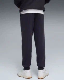PUMA -PANTALONE TUTA JUNIOR ( 7-16 ANNI)  BLU ESSENTIAL  2 COLOR N.1 LOGO,  693892-16