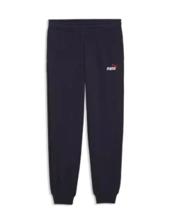 PUMA -PANTALONE TUTA JUNIOR ( 7-16 ANNI)  BLU ESSENTIAL  2 COLOR N.1 LOGO,  693892-16