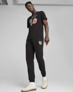 PUMA - PANTALONE TUTA  NERO SPORTS LEGACY GRAPHIC DA UOMO, 629631-01