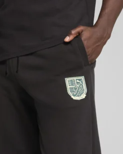 PUMA - PANTALONE TUTA  NERO SPORTS LEGACY GRAPHIC DA UOMO, 629631-01