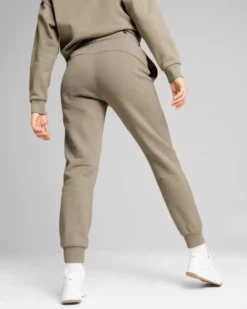 PUMA - PANTALONE TUTA TAUPE ESSENTIAL+ SCRIPT FL DA DONNA, 681536-67