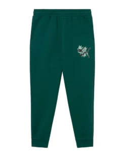 PUMA - PANTALONE TUTA VERDE GRAPHIC FLOWERED DA DONNA, 693423-75