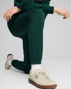 PUMA - PANTALONE TUTA  VERDE SPORTS LEGACY GRAPHIC DA UOMO, 629631-60