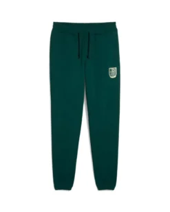 PUMA - PANTALONE TUTA  VERDE SPORTS LEGACY GRAPHIC DA UOMO, 629631-60