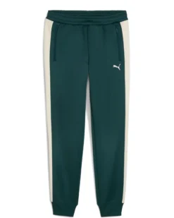 PUMA - PANTALONE VERDE CON BANDE BIANCHE  T7 ALWAYS ON TRACKPUMA , 629588-75