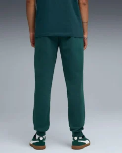 PUMA - PANTALONE VERDE  ESSENTIAL 2 COLOR NO.1 LOGO SWEAT DA UOMO, 682607-75