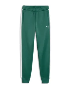 PUMA - PANTALONE VERDE  SMERALDO CON BANDE BIANCHE  T7 ALWAYS ON TRACKPUMA , 629588-41
