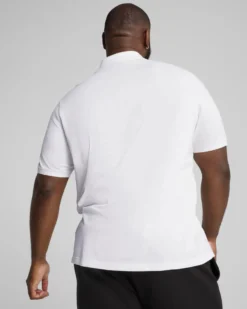 PUMA - POLO BIANCA ESSENTIAL N.1 LOGO PIQUE TU DA UOMO - 682552-02