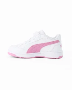PUMA REB-L AC+ PS- Sneakers bianca e rosa, NUMERATA 28/35 - 398995-09