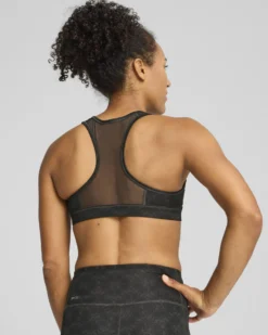 PUMA -REGGISENO SPORTIVO NERO 4KEEPS BRA DA DONNA, 526961-11
