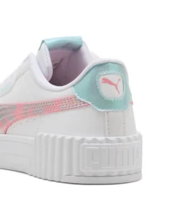 PUMA - Sarpa bianca  con dettagli rosa e azzurro - CARINA 3.0 SPACE BELLE JR