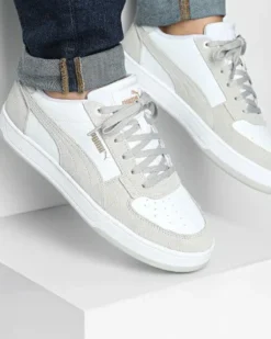 PUMA - SCARPA CAVEN 2.0 MONO GRIGIA E BIANCA DA UOMO - 400710-03