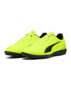 PUMA - SCARPA DA CALCETTO UOMO GIALLO FLUO E NERA VITORIA II TT, 108501-06