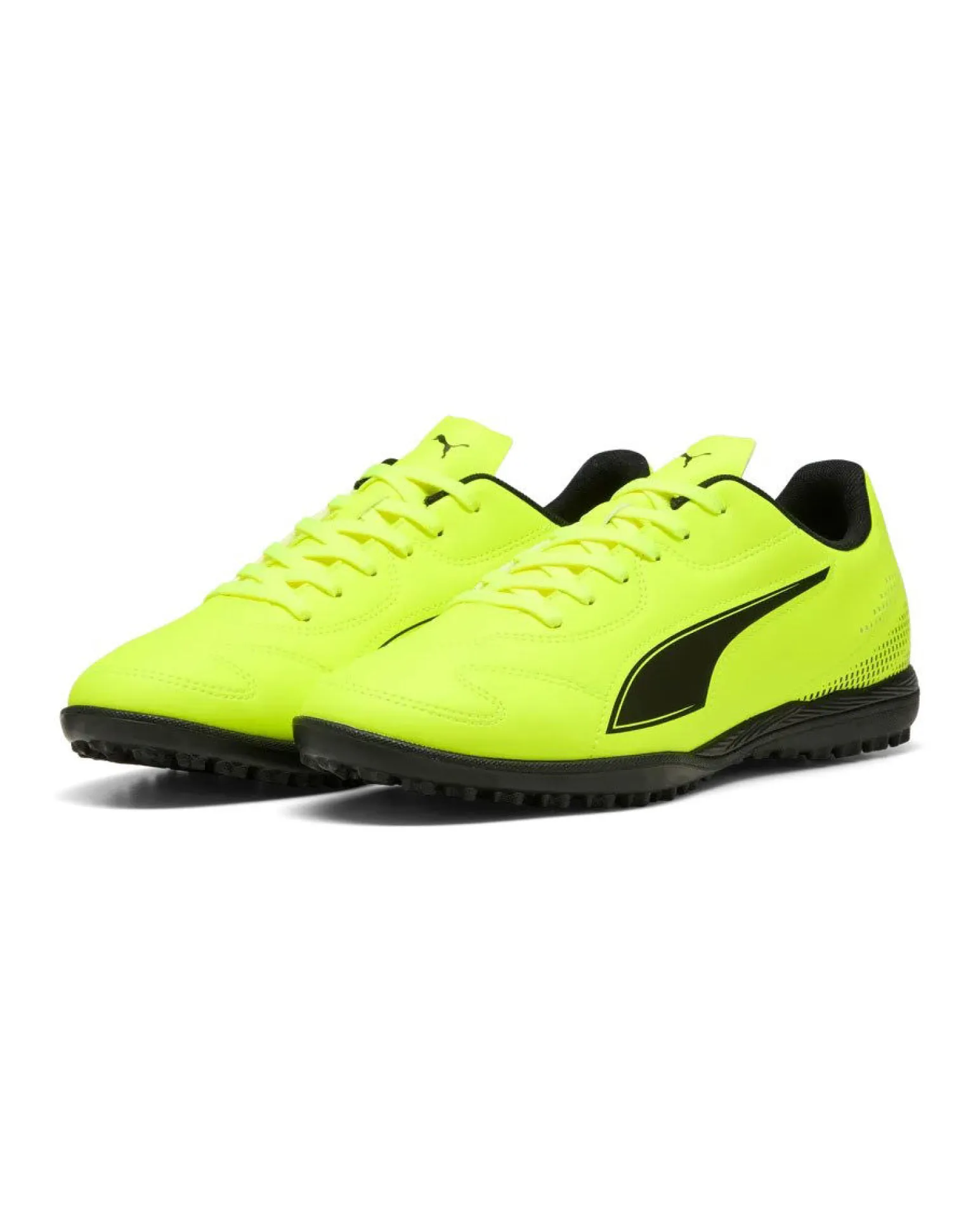 PUMA - SCARPA DA CALCETTO UOMO GIALLO FLUO E NERA VITORIA II TT, 108501-06