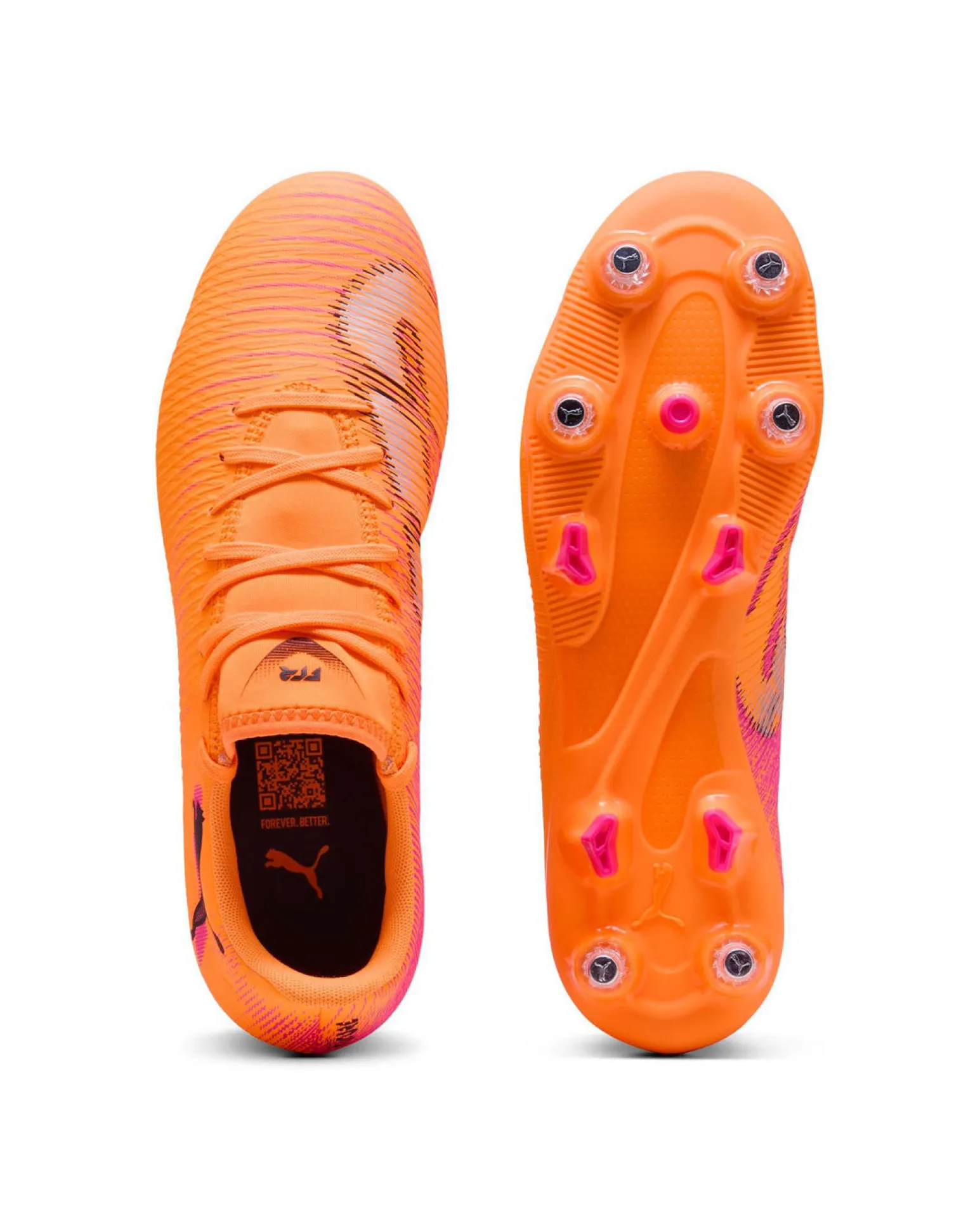 PUMA - SCARPA DA CALCIO ARANCIONE FLUO FUTURE 8 PLAY MXSG -108603-03